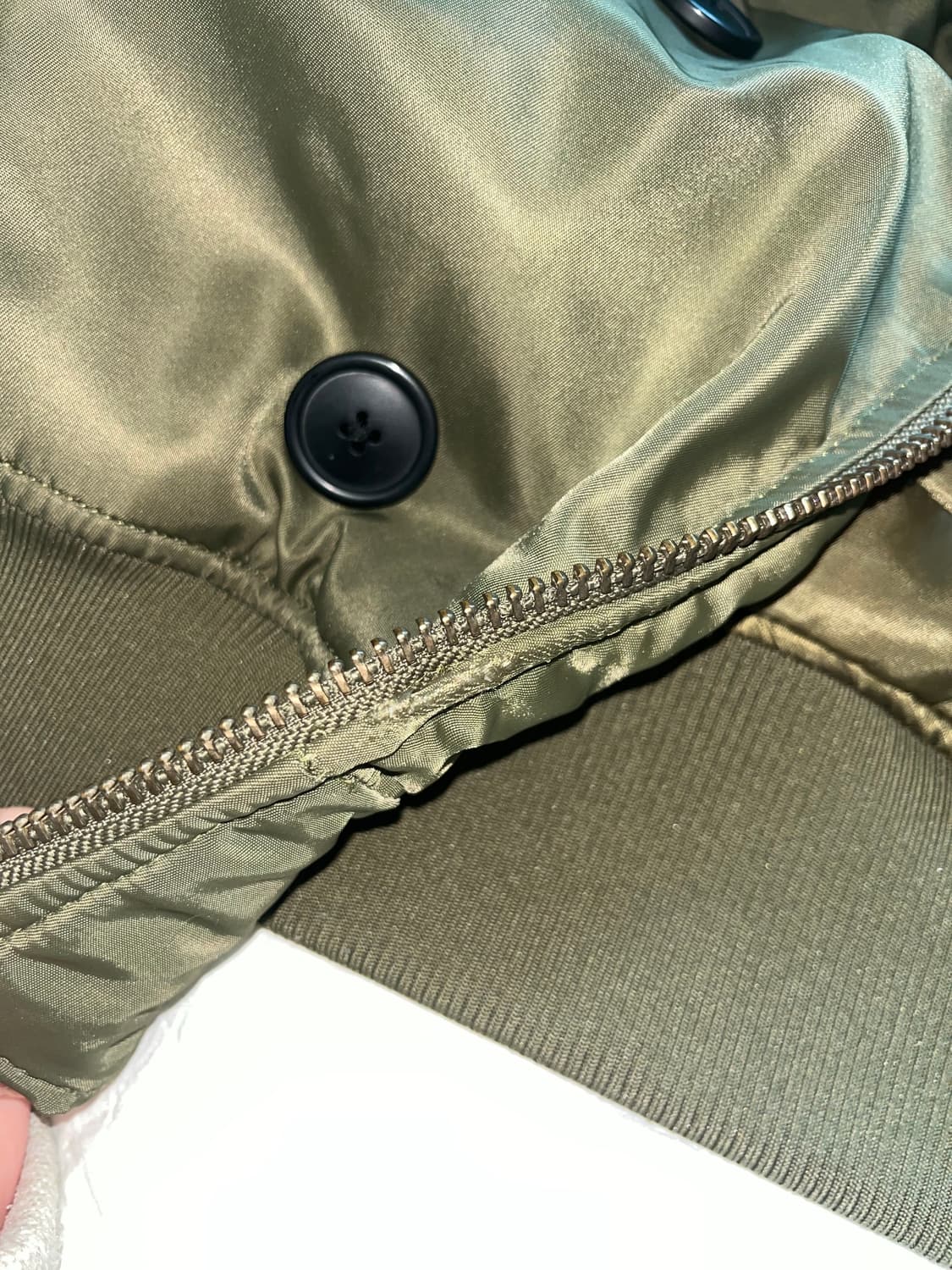 팀코믹스 항공점퍼 패치드 MA-1 (카키/s) 상품이미지2