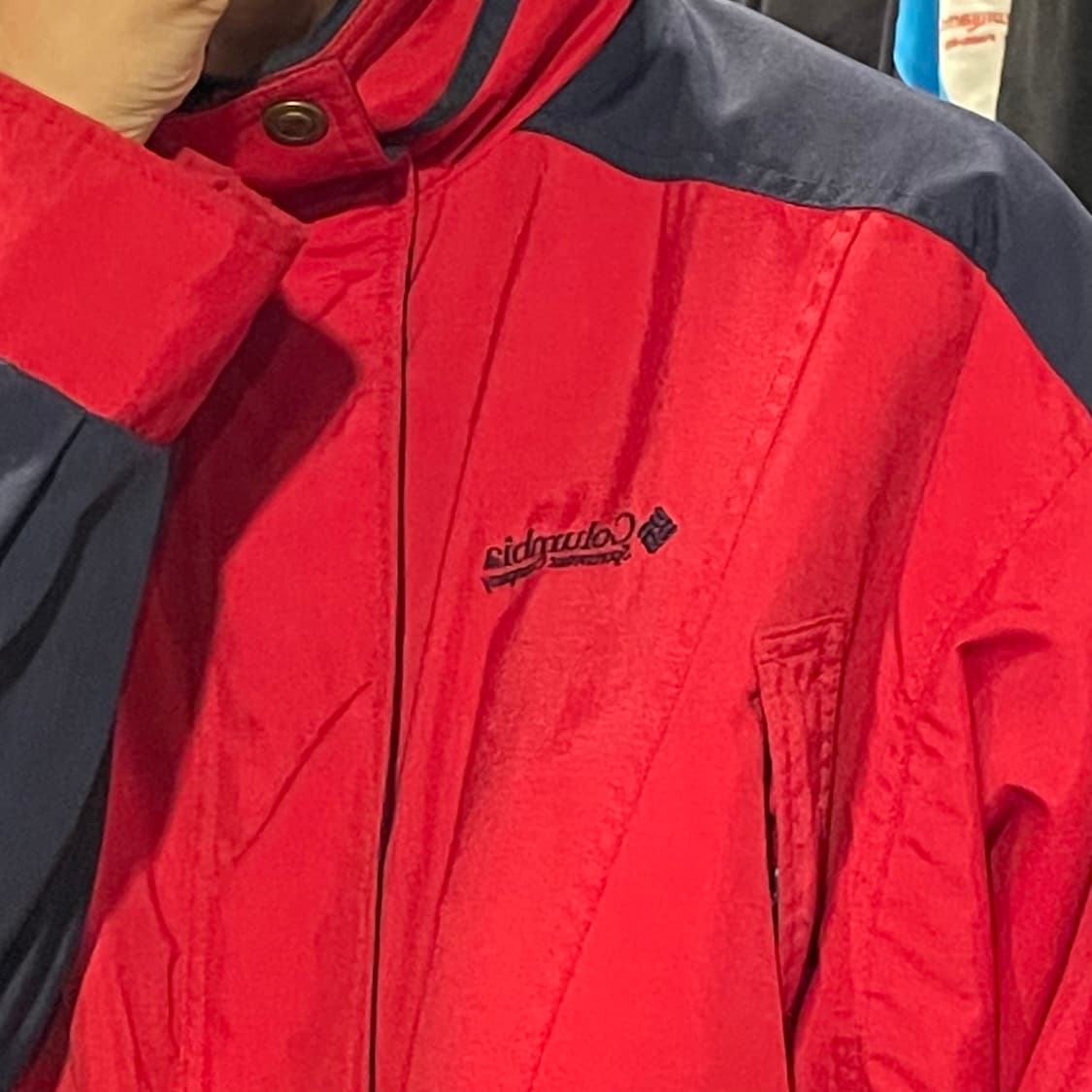 [IM] 컬럼비아 레드 바람막이 상품이미지5