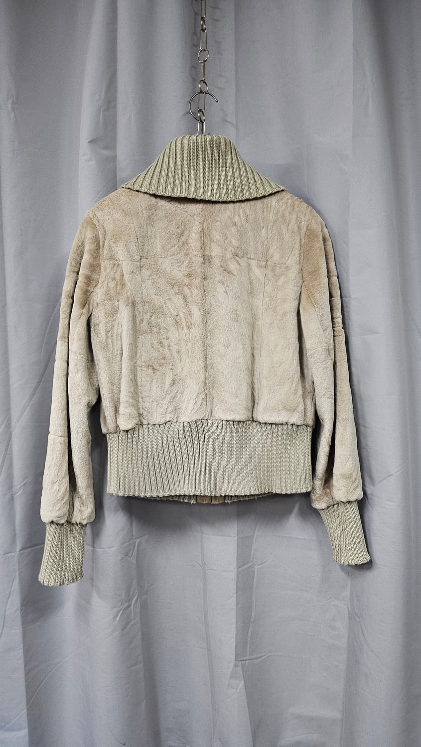 여성 밍크퍼 니트 점퍼 상품이미지6