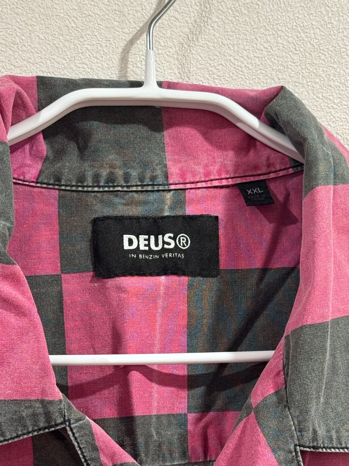 데우스엑스마키나 체커보드 반팔 셔츠 상품이미지4