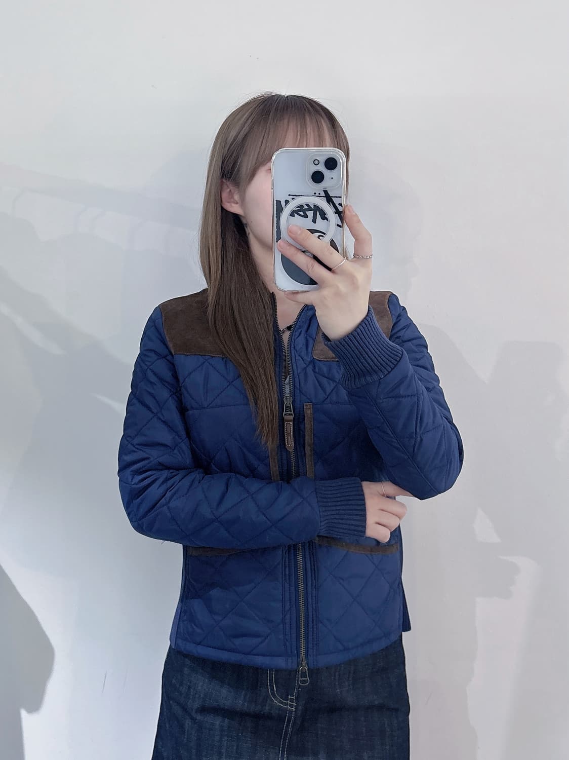 폴로랄프로렌 네이비 퀄팅 투웨이 자켓 상품이미지2