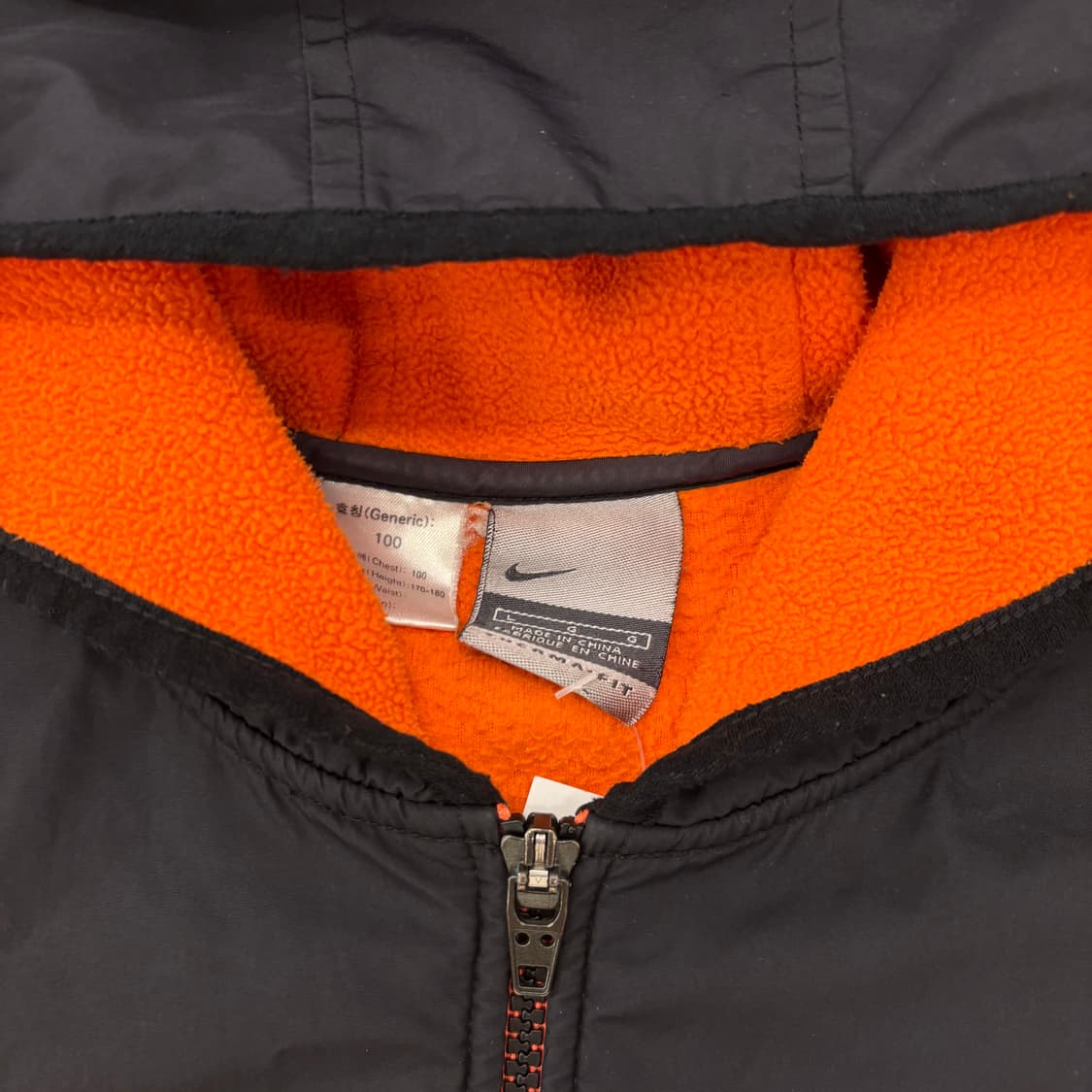 나이키 스우시 투톤 플리스 후드 집업 상품이미지3