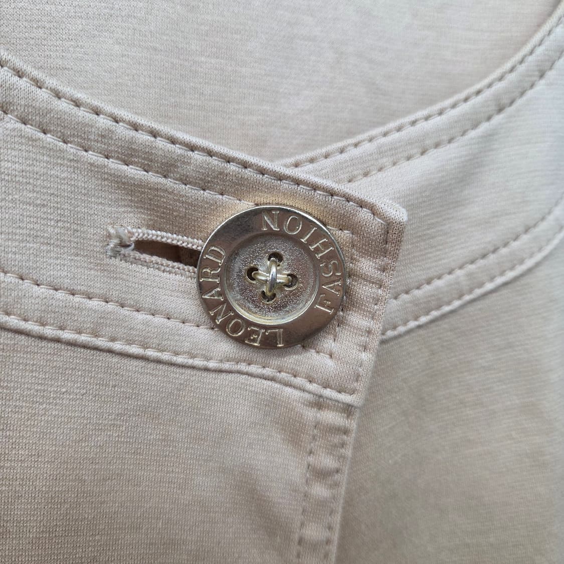 레오나드 패션 베이지 조끼 여성 L 상품이미지4