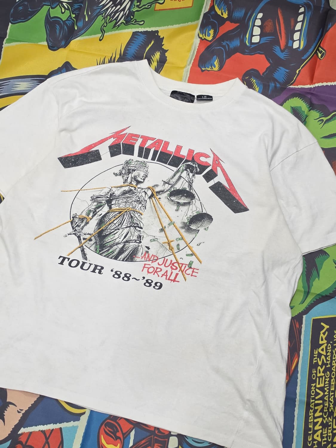METALLICA 88~89 TOUR 반팔 L  상품이미지2
