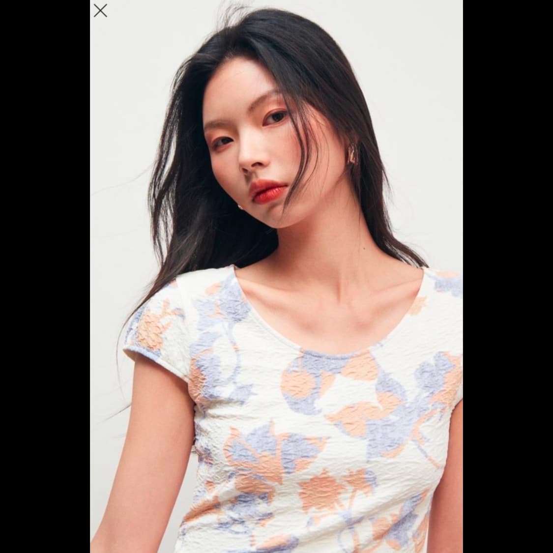 h&m 에이치앤엠 텍스처 저지 탑 (새상품) 상품이미지8