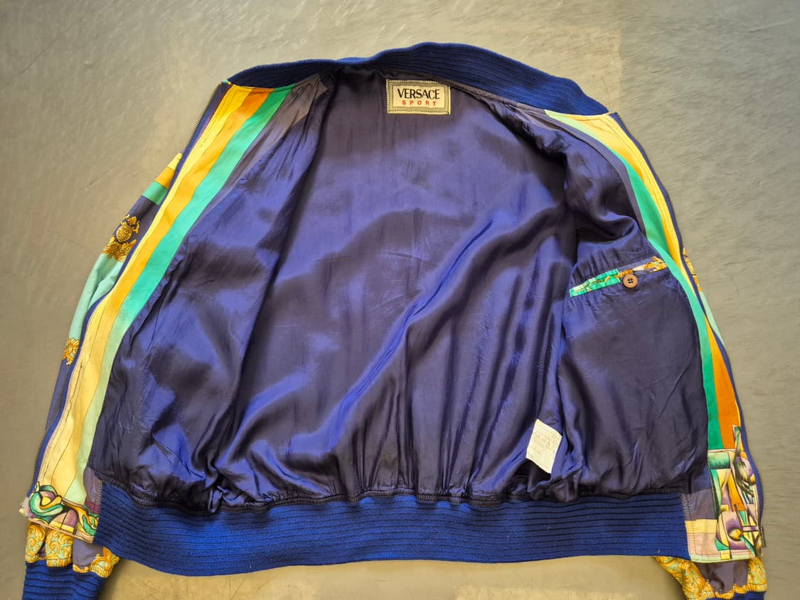 90s VERSACE SPORT BOMBER JACKET 상품이미지3