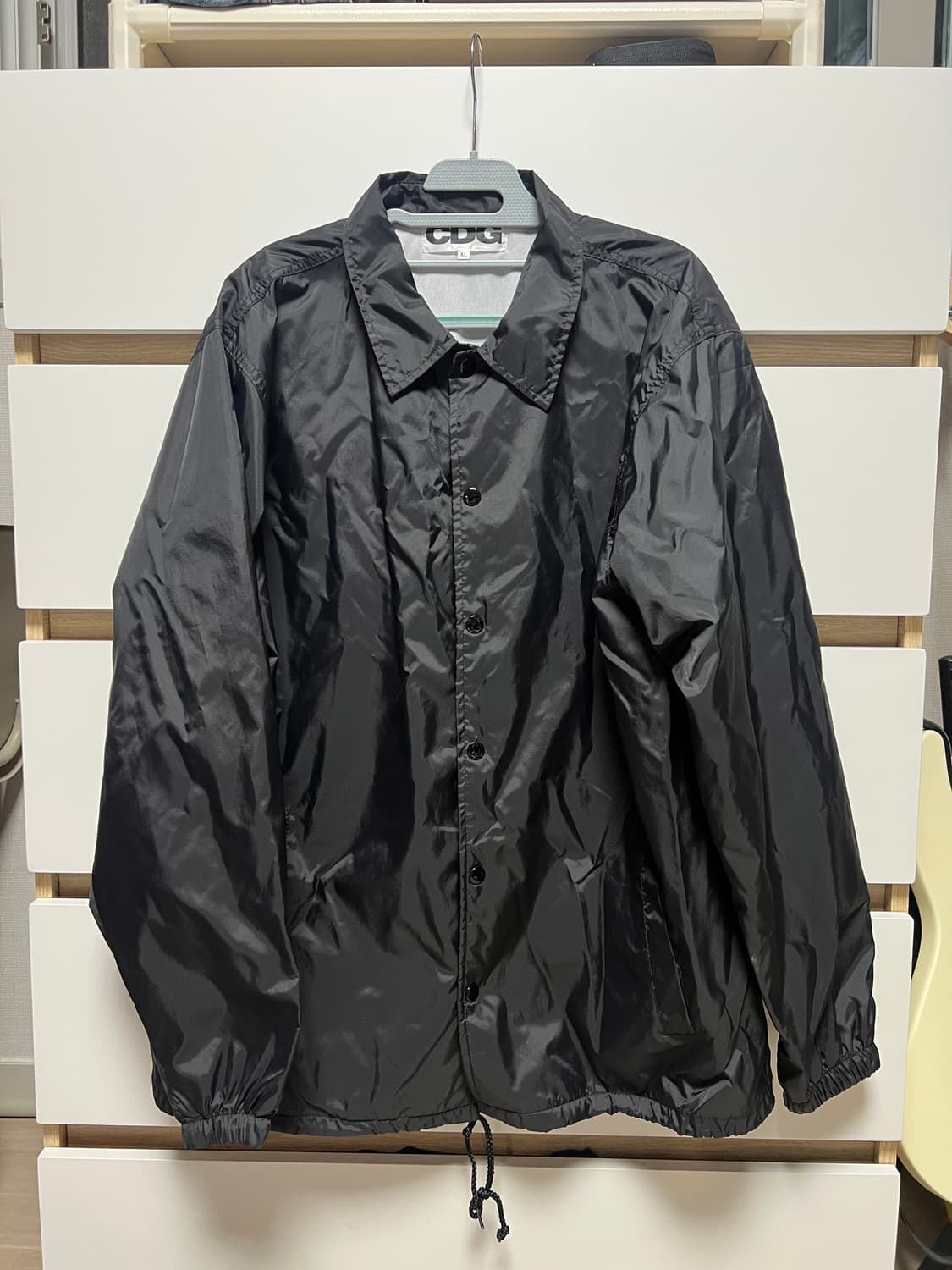 CDG 코치 자켓 블랙 xl  상품이미지1