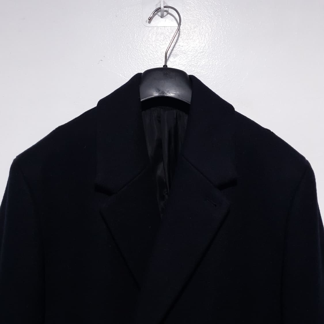 M (95) 올세인츠 클래식 더블 브레스티드 버튼 울 오키타 롱코트 블랙 상품이미지2