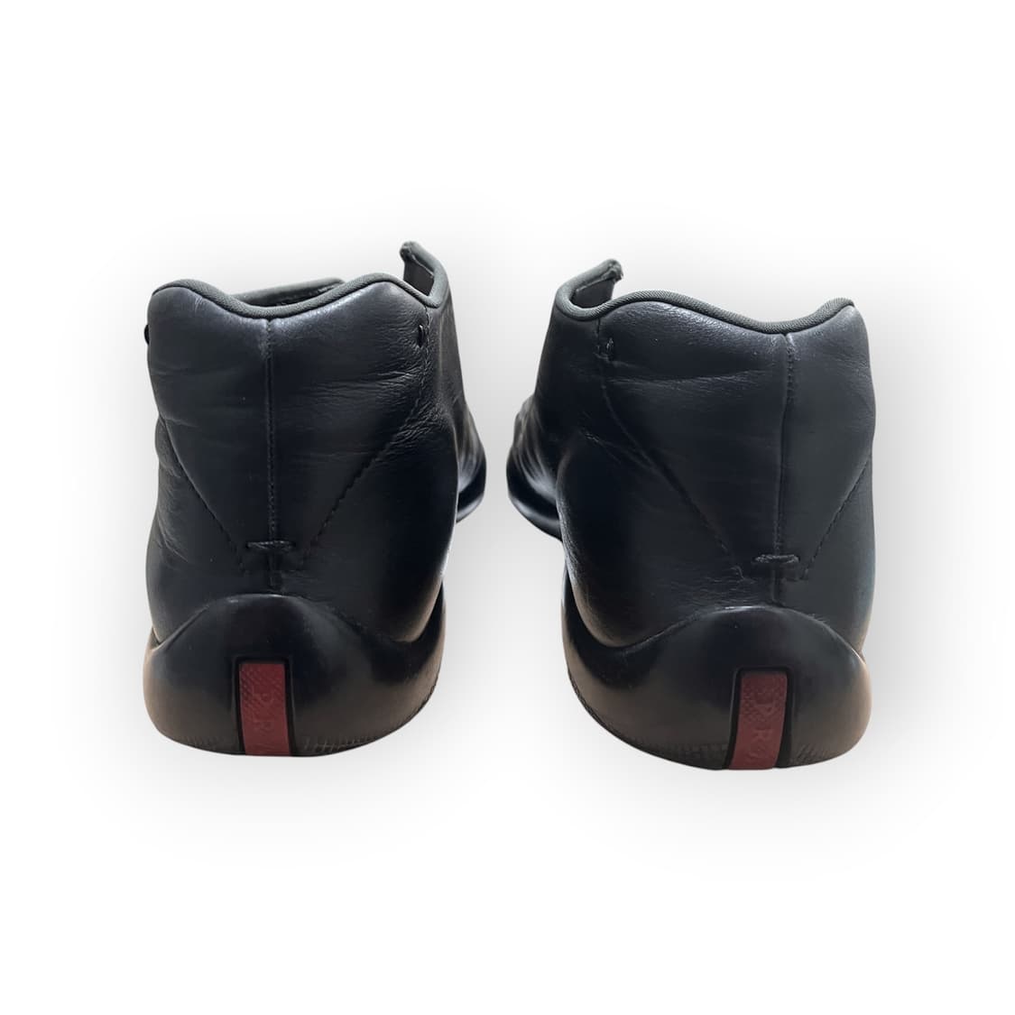 [270] 99fw 프라다 스포츠 블랙 레더 비브람 토글 부츠 상품이미지4