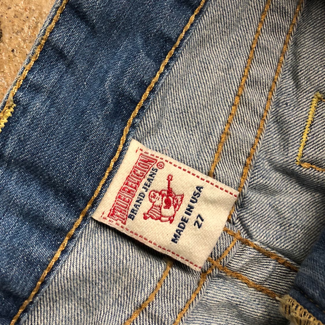 [정품/27] 트루릴리전 연청 데님 숏 팬츠 반바지 상품이미지6