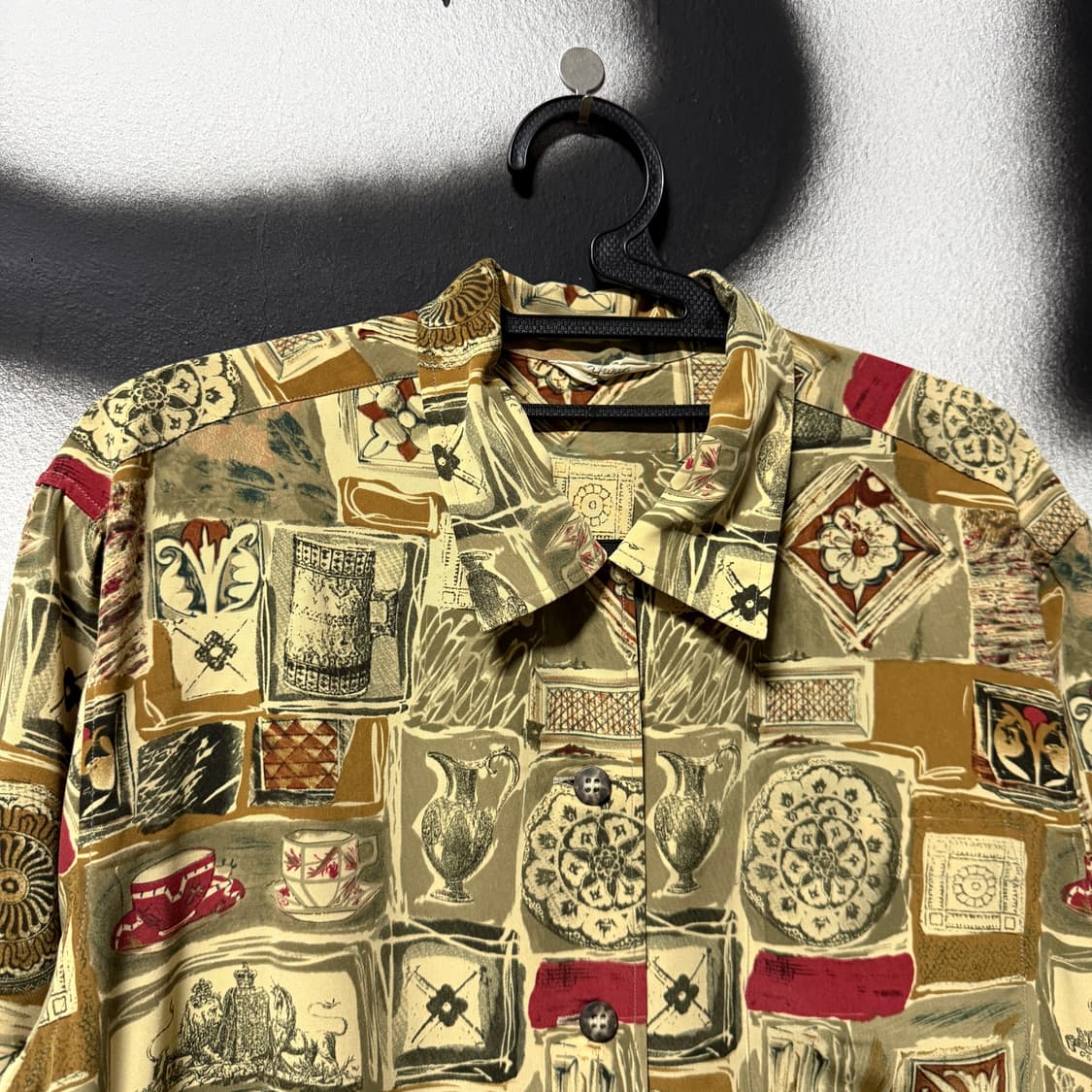 VTG 빈티지 에스닉 보헤미안 원포켓 긴팔 셔츠 상품이미지3