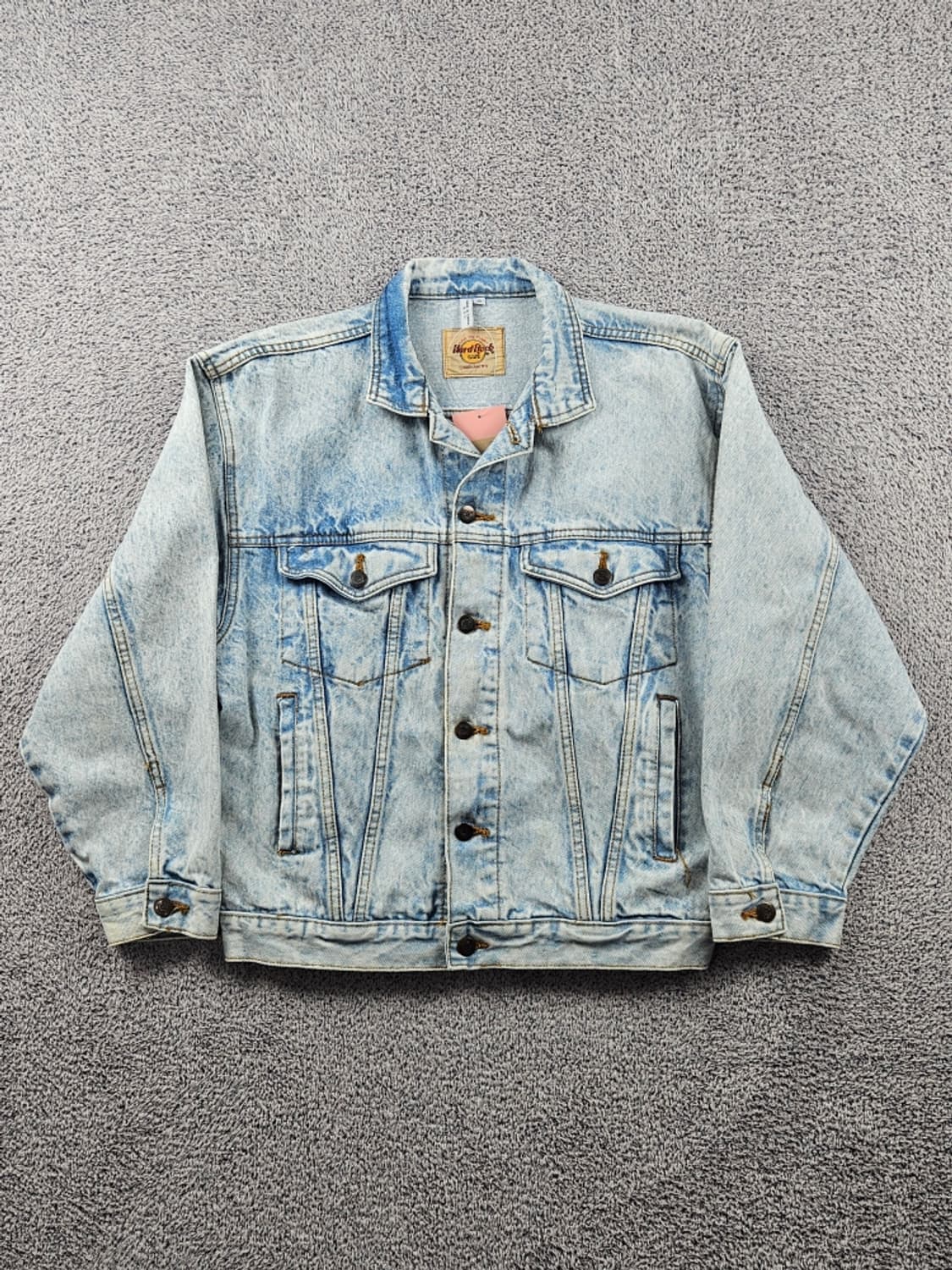 하드락카페 자수 백로고 데님 트러커 자켓 ( S ) / 9409 상품이미지3