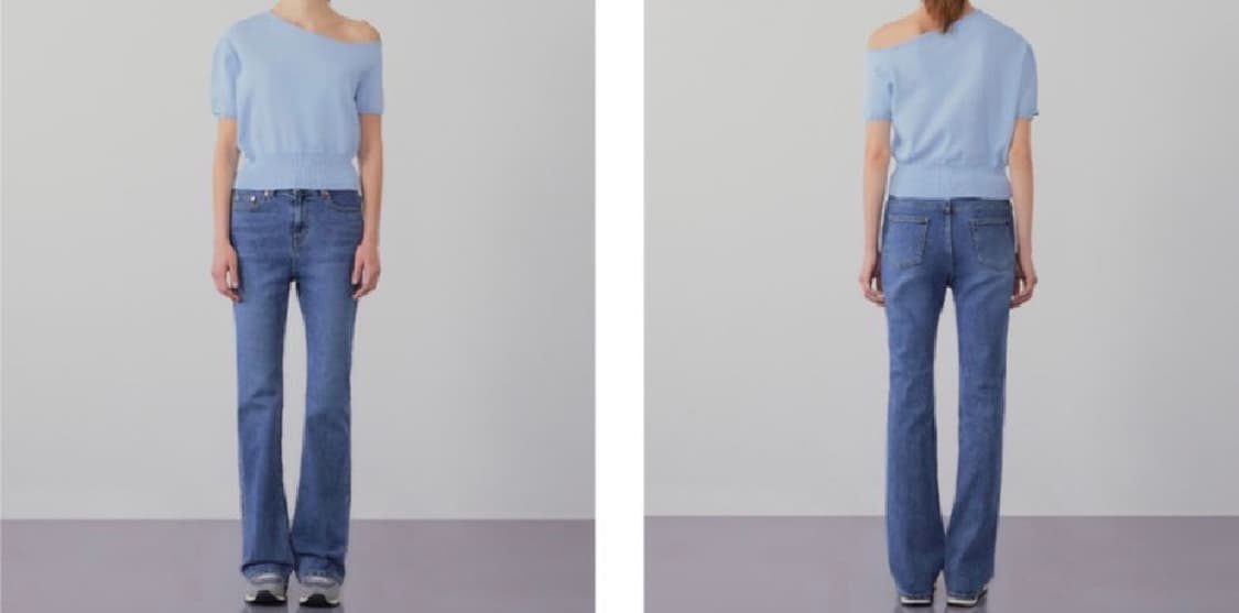 인스턴트펑크 하프슬리브원숄더니트  상품이미지4