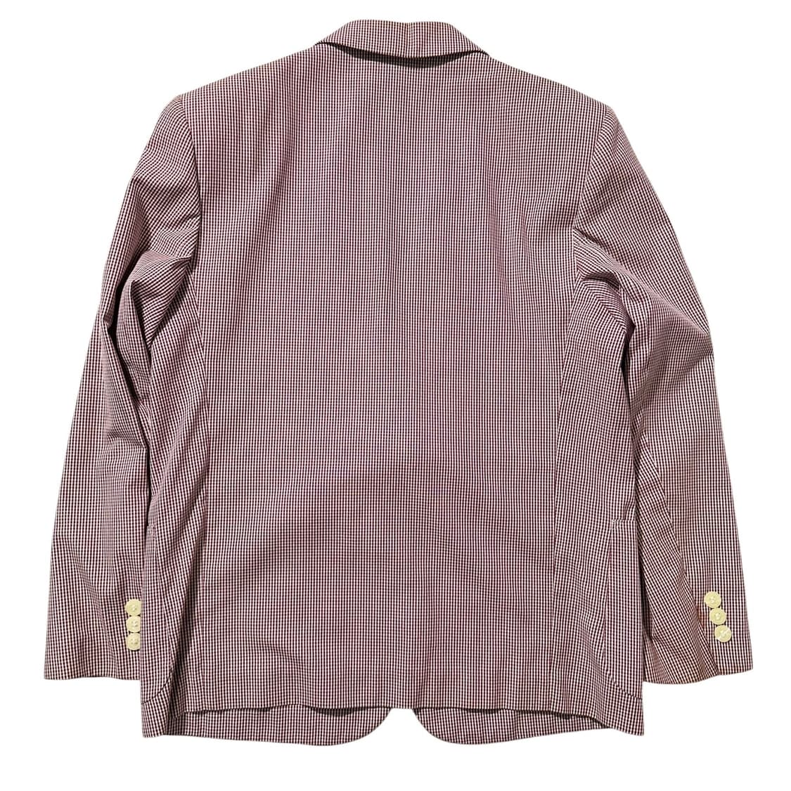 버버리 크레스트 로고 포켓 깅엄 체크 싱글 블레이저 상품이미지3
