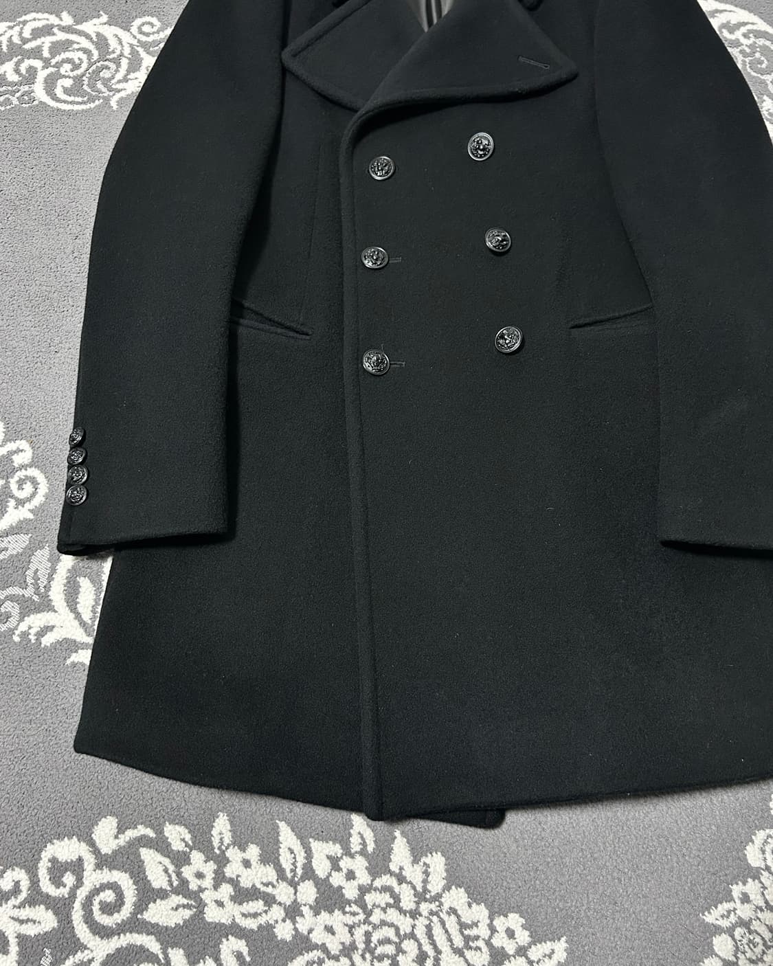 타임 옴므 울 캐시미어 더블 브레스티드 코트 상품이미지7