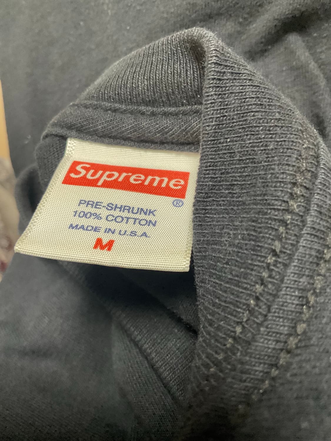 16FW 슈프림 아라키 로즈 티 블랙 m 상품이미지4