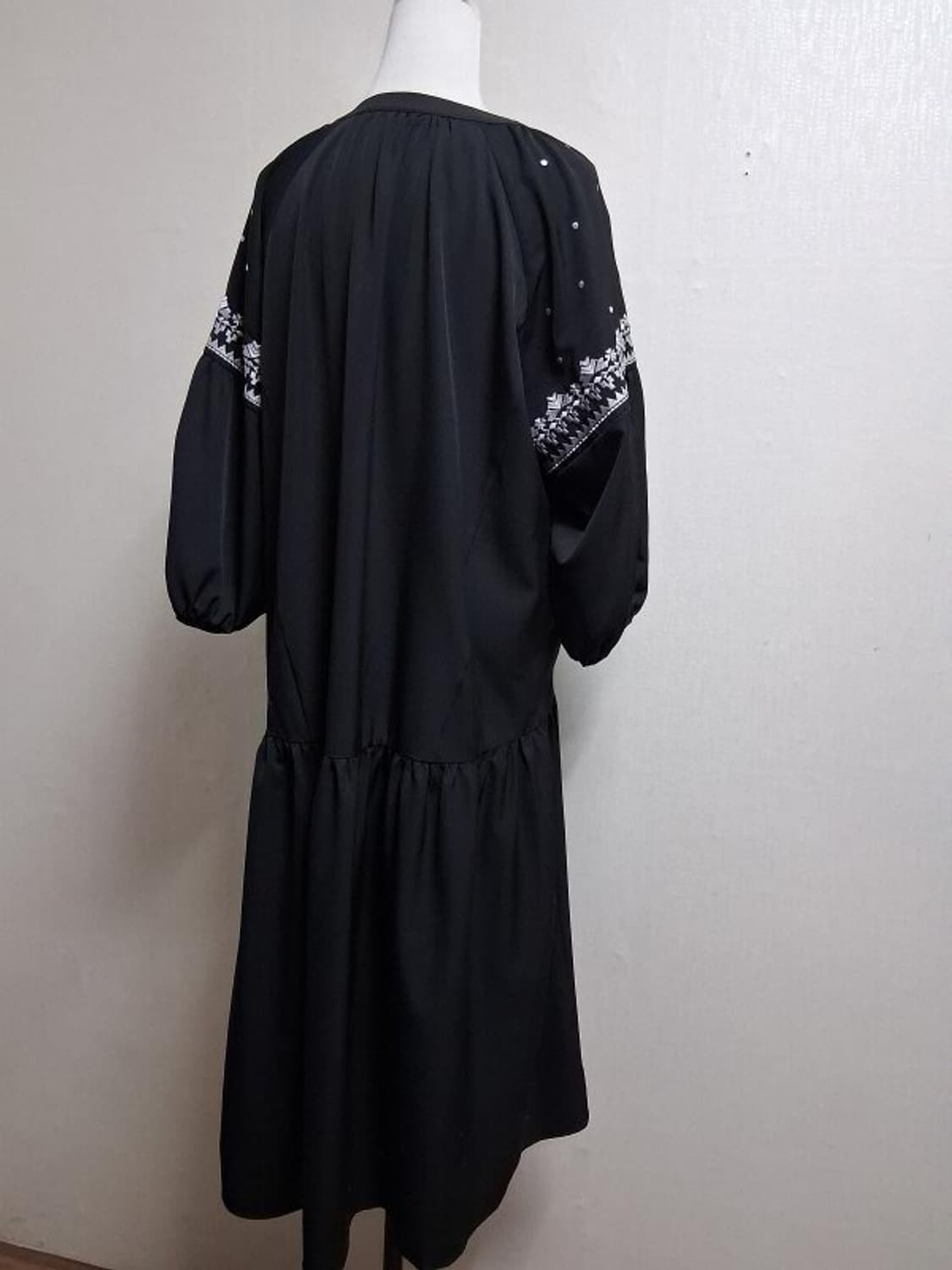 일본수입 Masamu Satami 검정 에스닉 오버핏롱원피스 7788새옷 상품이미지2