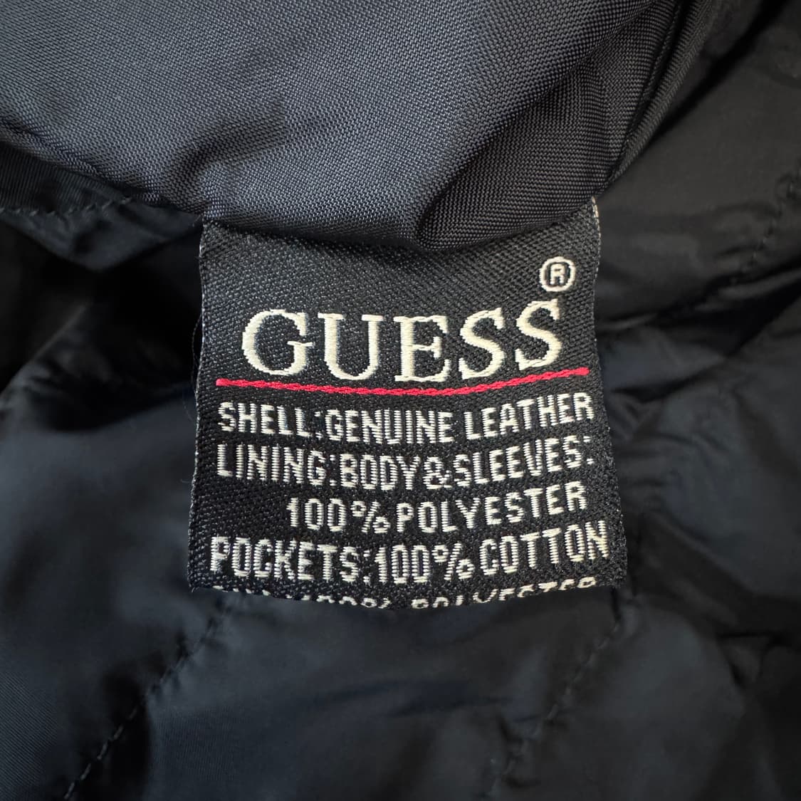 게스 90s 올드 양가죽 리얼레더 빈티지 가죽자켓 상품이미지9