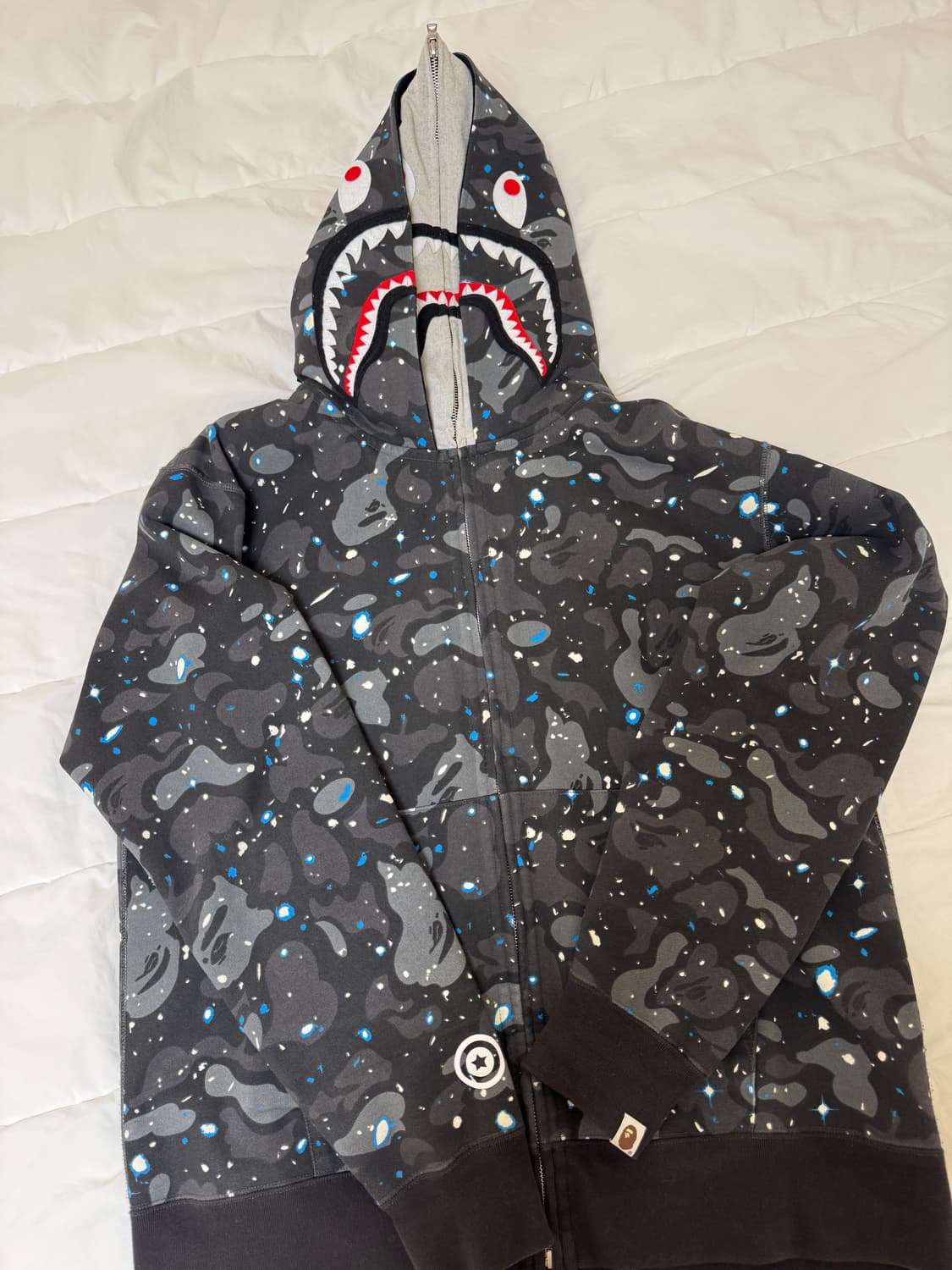 베이프 스페이스카모 더블후드 집업 2XL  상품이미지1