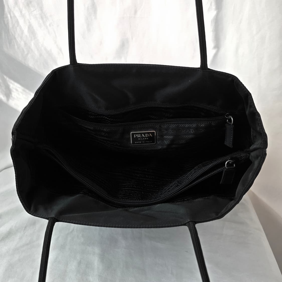 [정품 PRADA] 프라다 포코노 나일론 쇼퍼백 숄더백 라지 상품이미지8