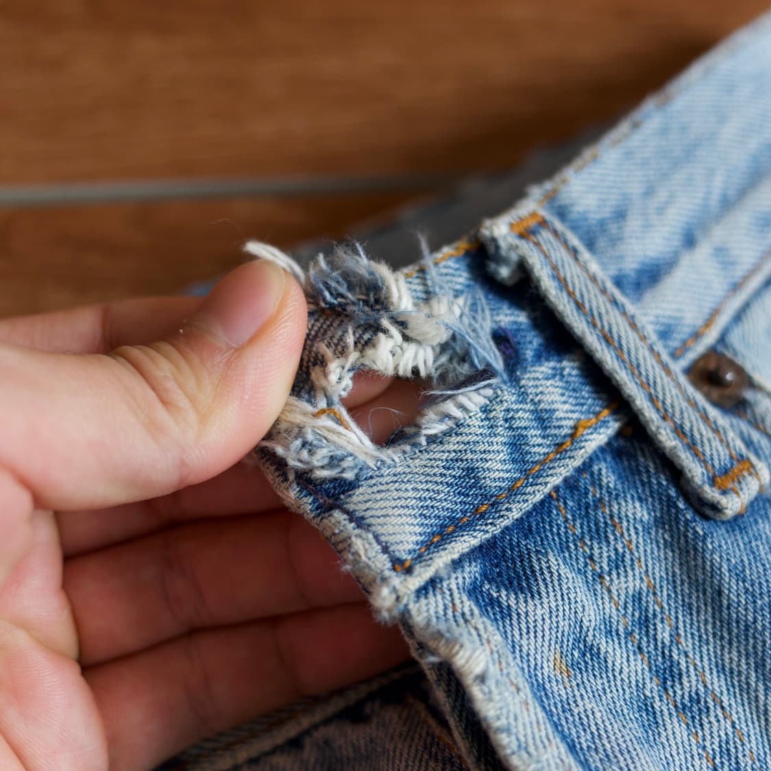 80’s Levi’s 501 usa made denim pants 상품이미지8