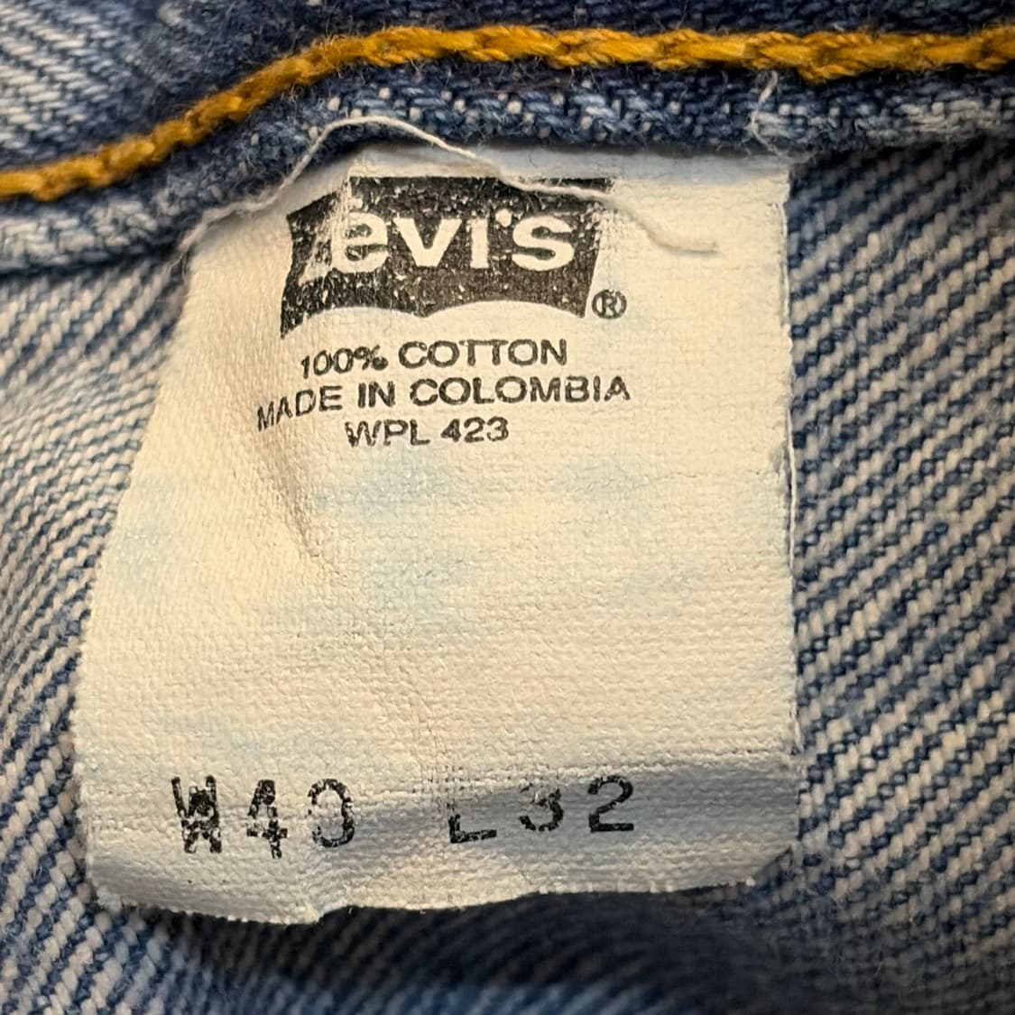 00s USA 빈티지 리바이스 501 청바지 상품이미지5