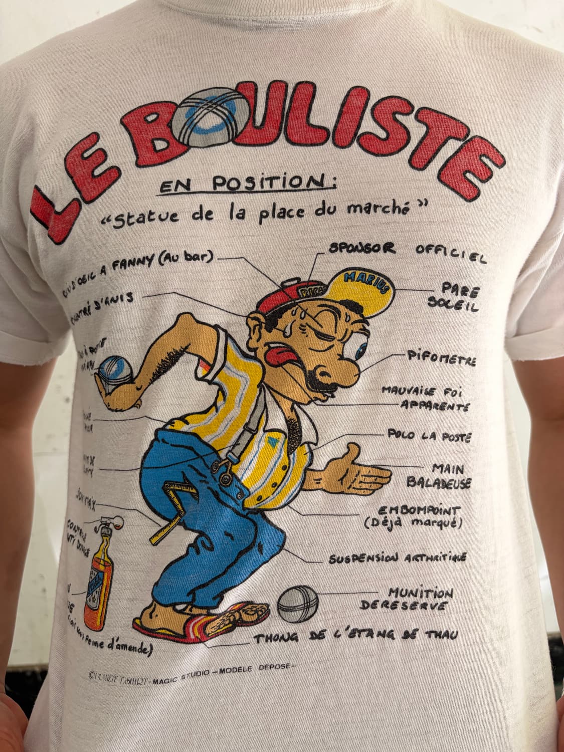 80’s LE BOULISTE Euro artwork parody T-s 상품이미지7