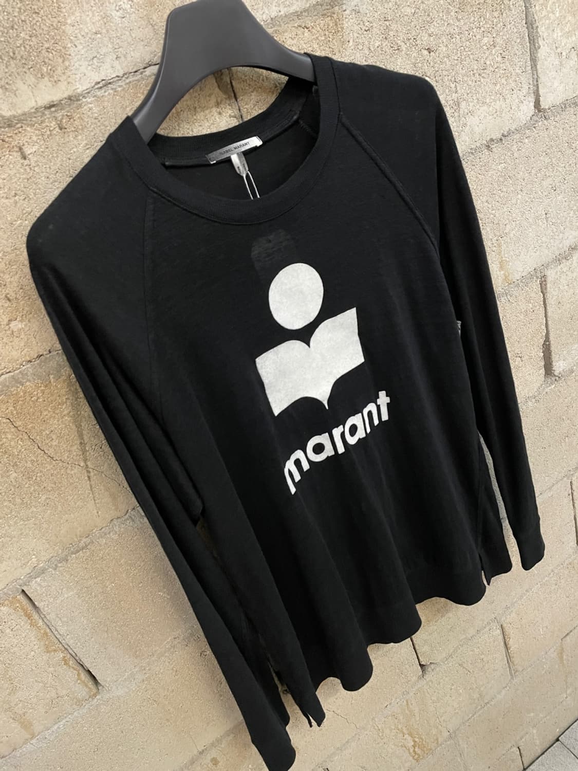 이자벨마랑 로고 린넨 맨투맨 상품이미지3