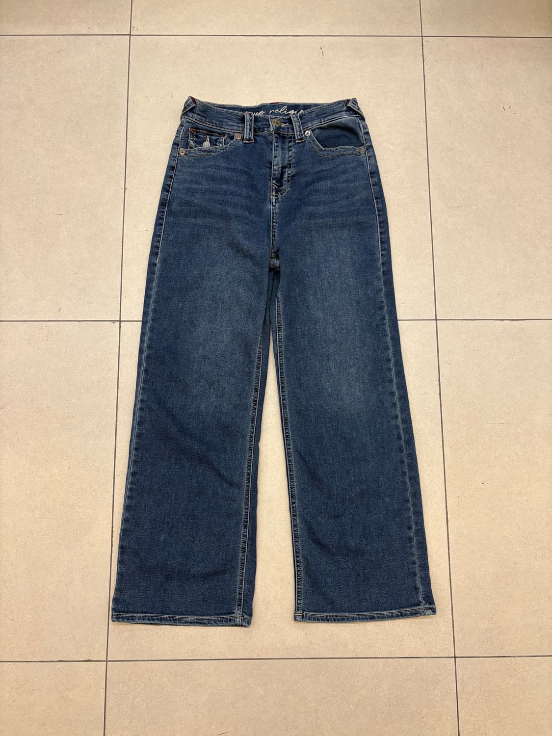 트루릴리전 월드투어 와이드 데님 상품이미지5