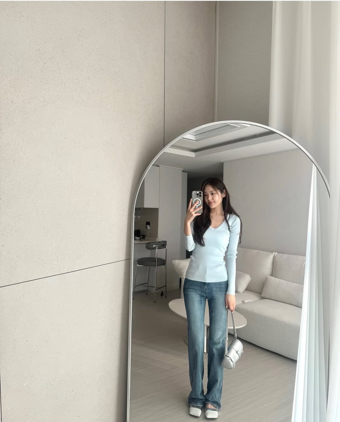 페일제이드 딥 브이넥 차콜 상품이미지4