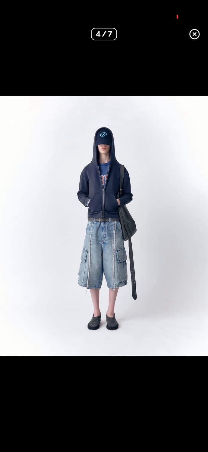 부자 데  riley 후드집업 네이비 상품이미지4