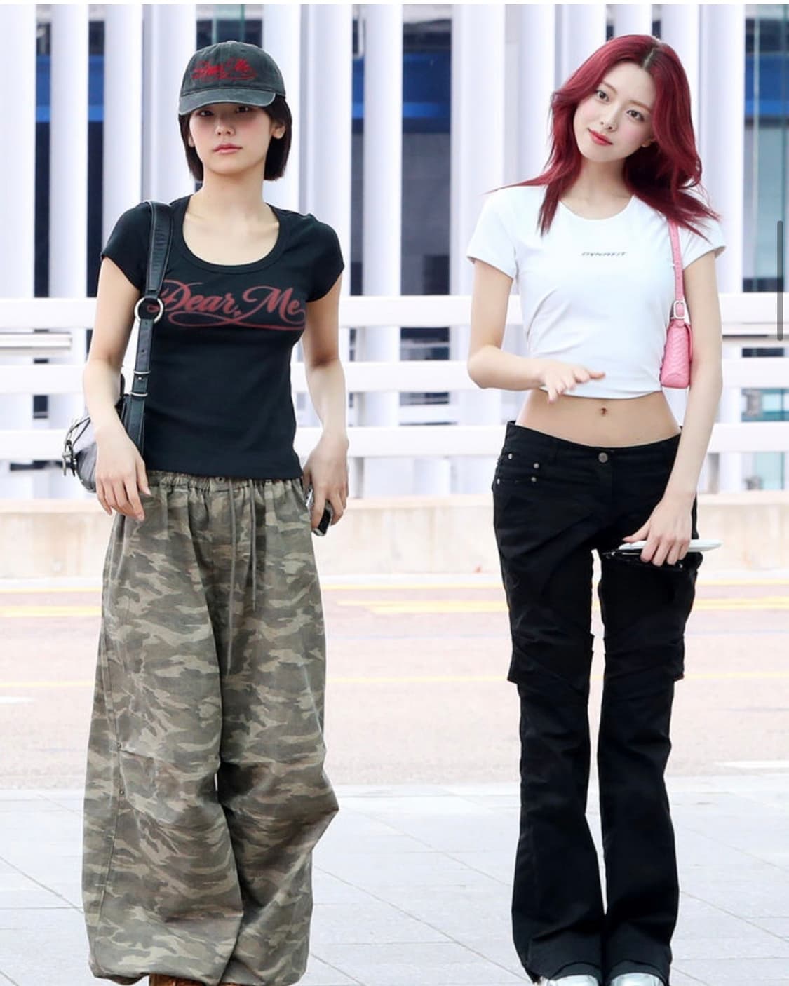 open yy gathered bootscut khaki 상품이미지2