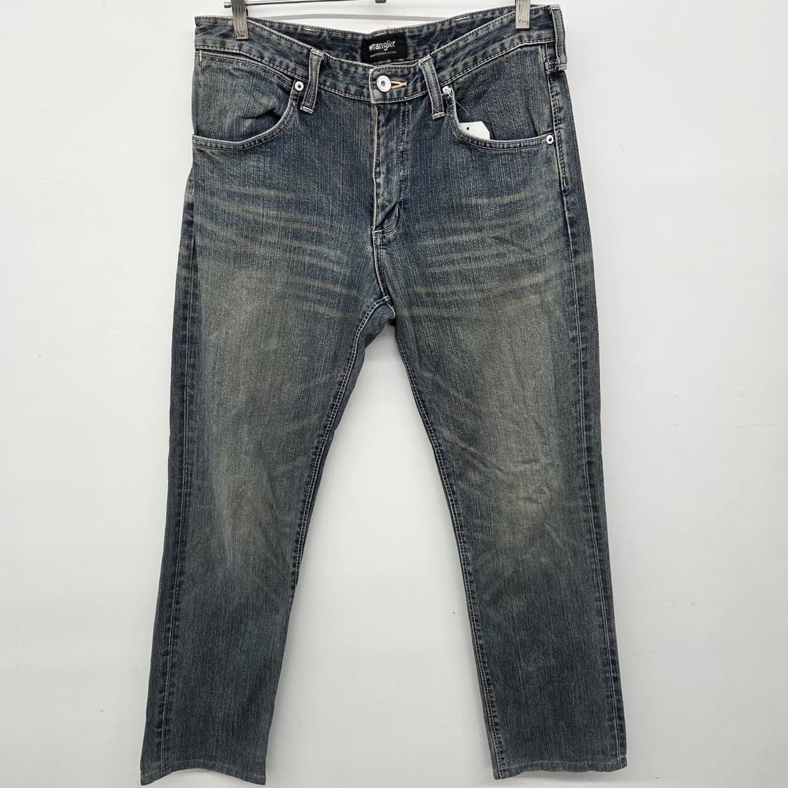랭글러 데님 청바지 빈티지 워싱진 허리32인치 상품이미지2