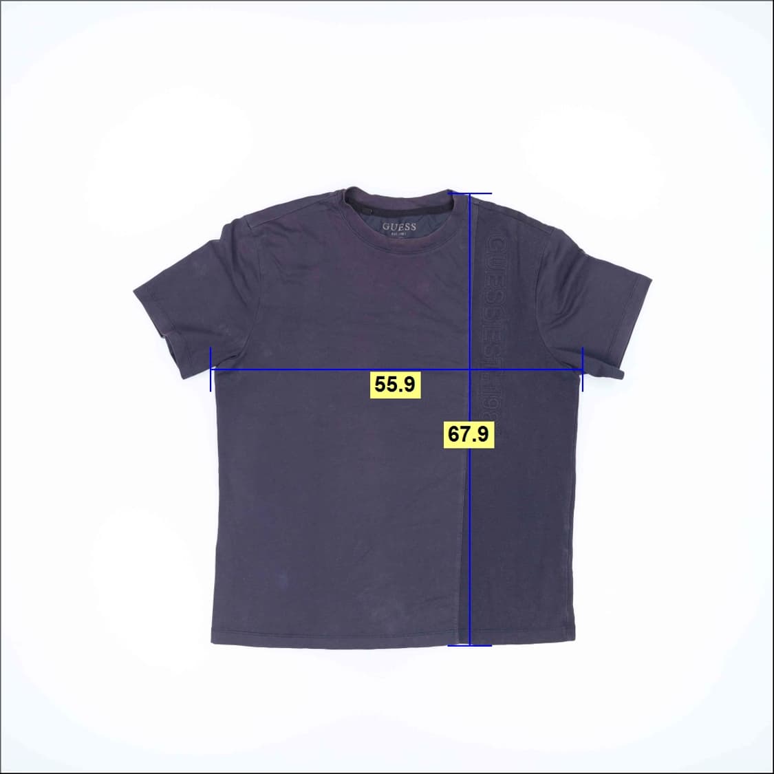 L 게스 배색 반팔티 0320H1 상품이미지6