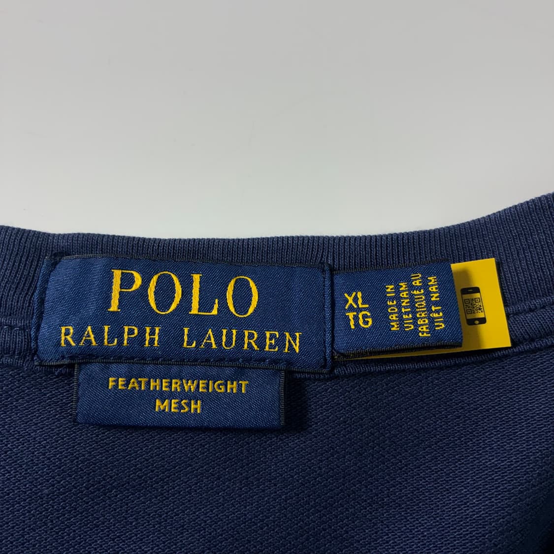 Polo  폴로 랄프로렌 신형자수 코튼 네이비 헨리넥 반팔티셔츠  상품이미지3