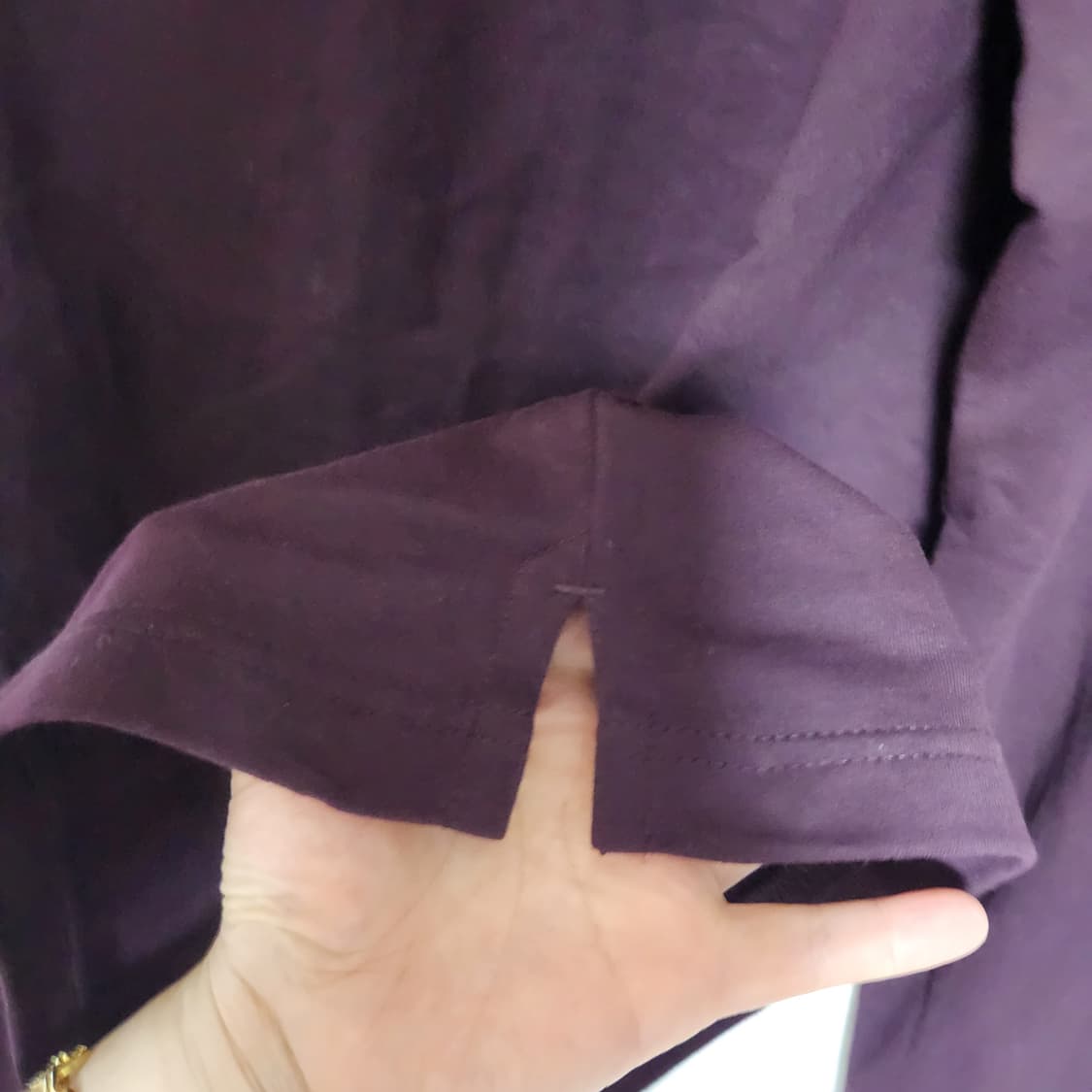 헤지스 슬리브 티 긴팔티 남100 상품이미지4