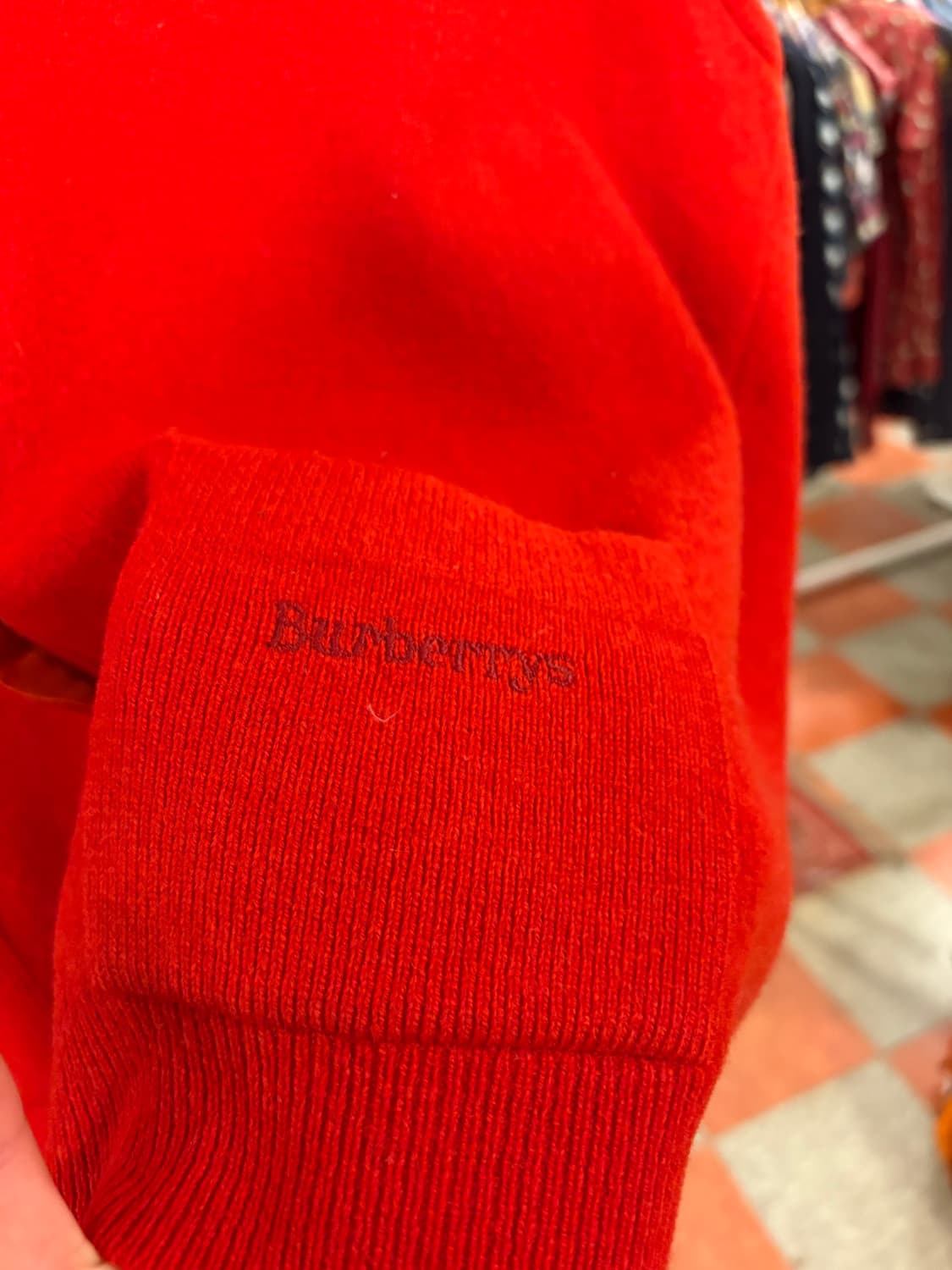 버버리 니트조끼 상품이미지3