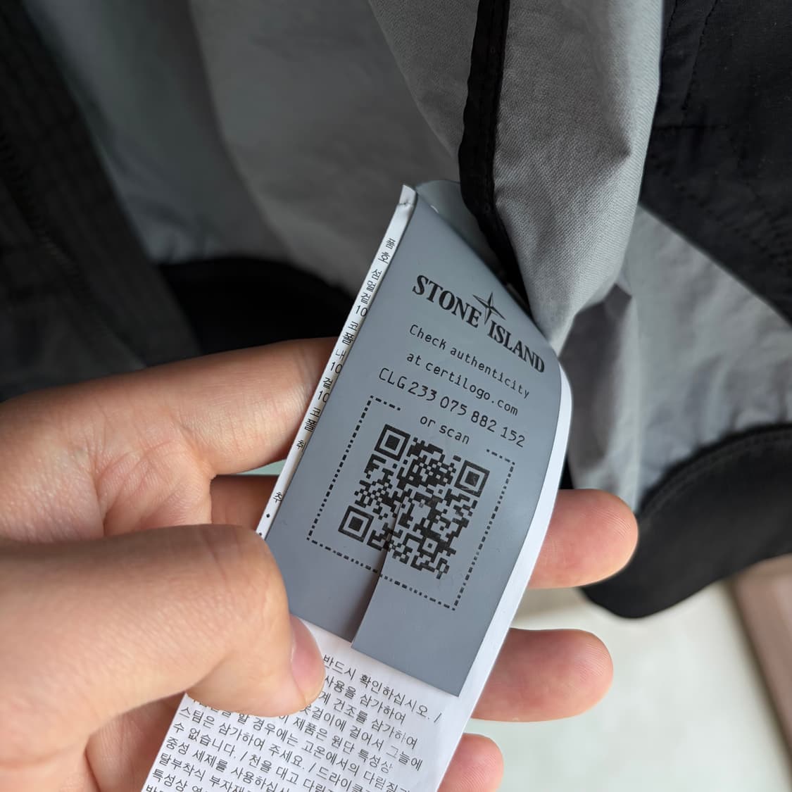 새상품(L)스톤아일랜드 멤브라나 3L TC 후드 자켓 블랙 상품이미지6