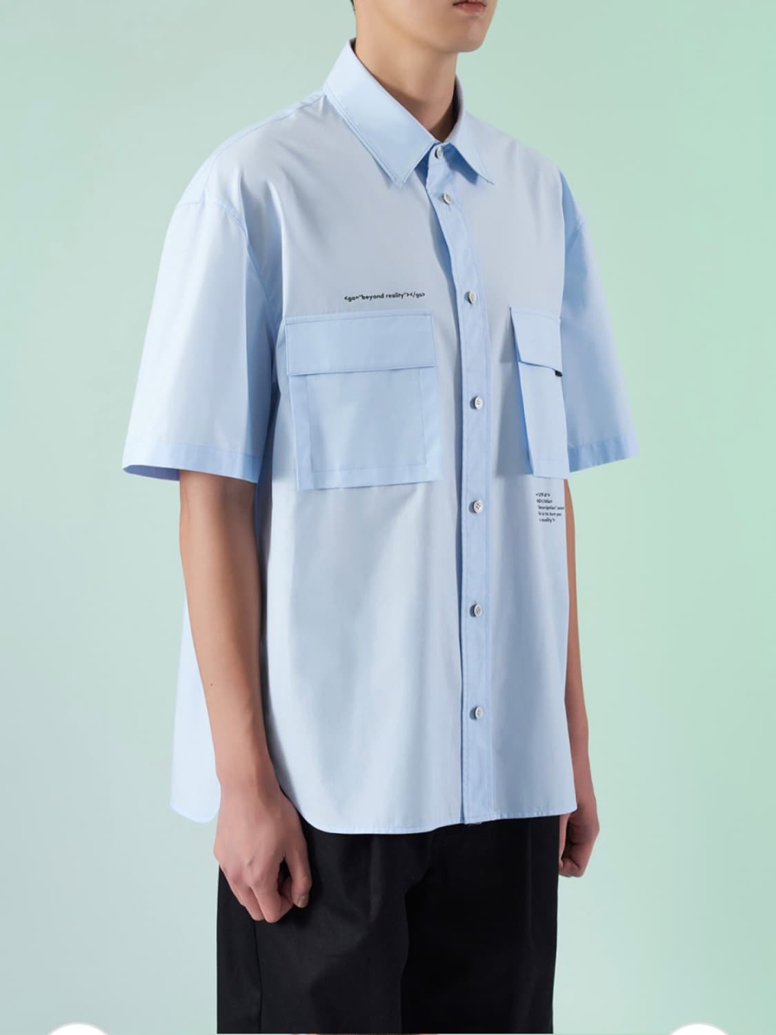 105) 청 엔엔엔원 오버사이즈 셔츠 남방 우영미 크리에이티브 디렉터 상품이미지1