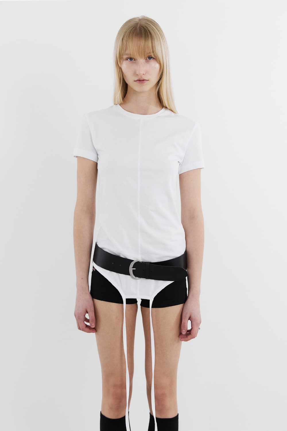 세릭 - BOTH SIDE STRING TOP / WHITE 상품이미지2
