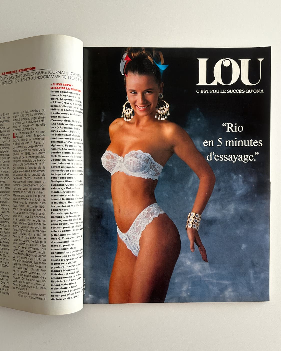 ELLE France 플로랑스 아르토 3 December 1990 상품이미지3