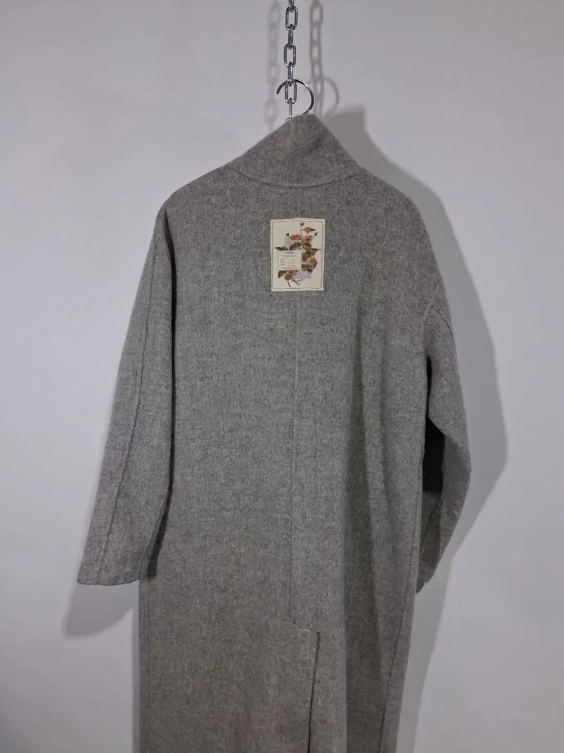 써스데이아일랜드 양면 코트 캐시미어 블렌딩 상품이미지3