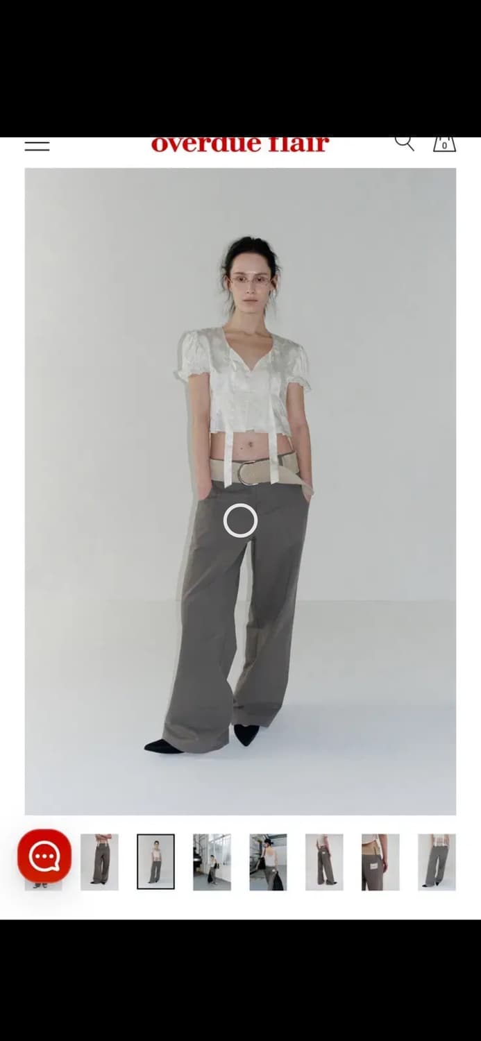 오버듀플레어 COTTON WIDE PANTS_MOCHA 상품이미지2