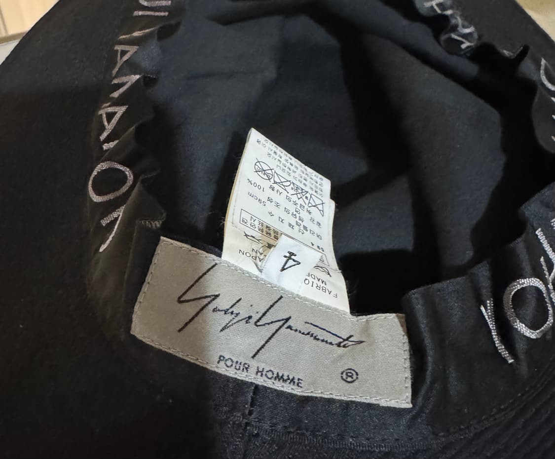 요지야마모토 뿌르 옴므 햇 상품이미지7