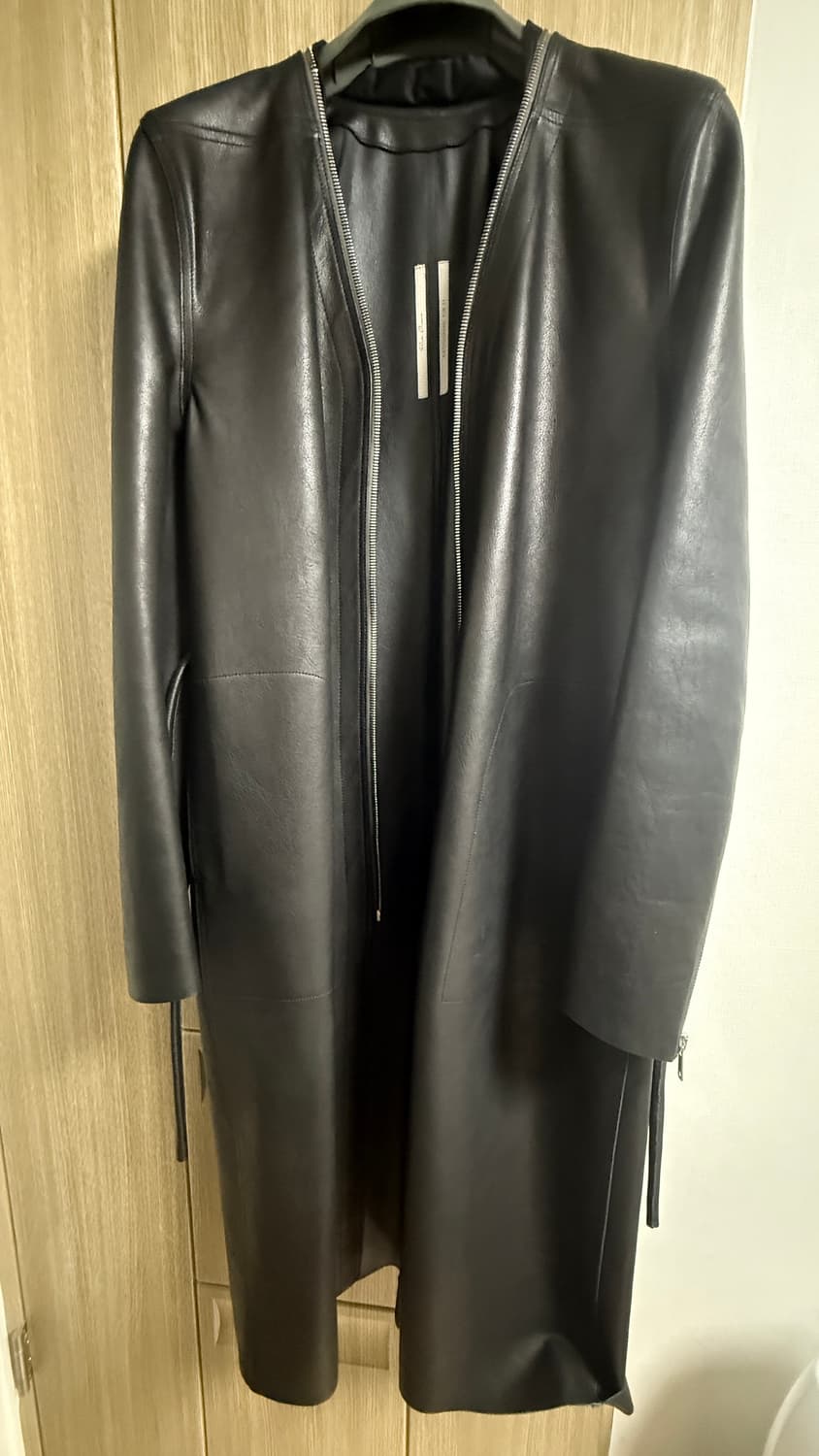 21aw 릭오웬스 가죽롱코트 50사이즈 신세계발정품 상품이미지3