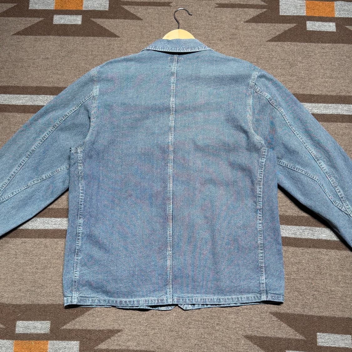 재팬 블루웨이 히코리 데님 커버올 자켓 M 100 상품이미지7