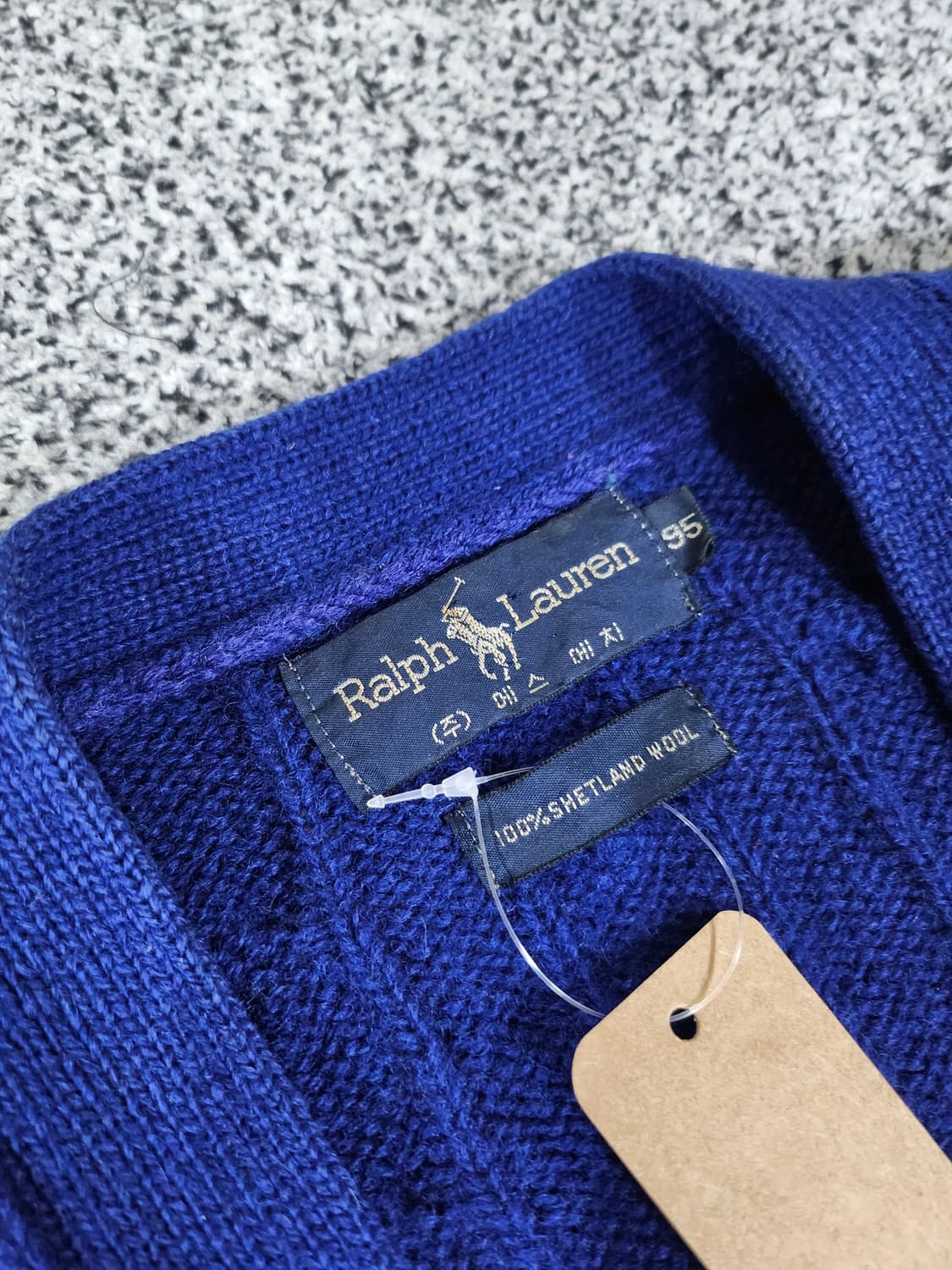 빈티지 폴로 랄프로렌 셰틀랜드 울 가디건 상품이미지4