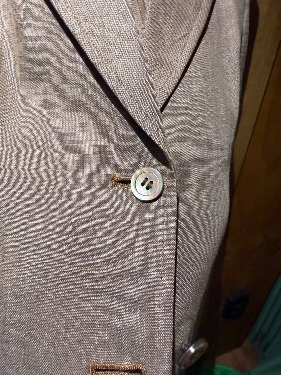 90‘s Burberry 버버리 Linen jacket  상품이미지9