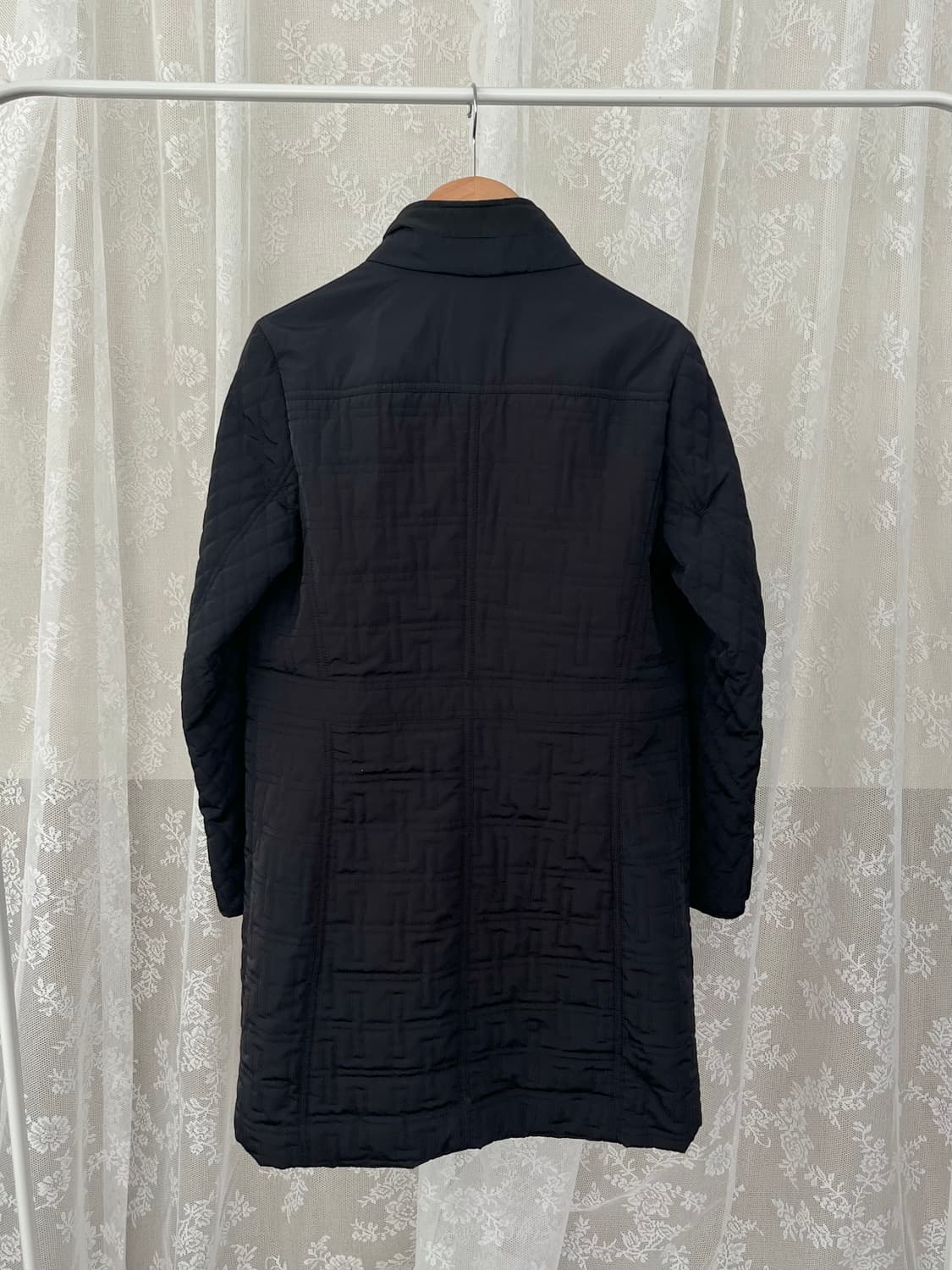 M) 타미힐피거 여성 퀼팅 자켓 블랙 상품이미지2