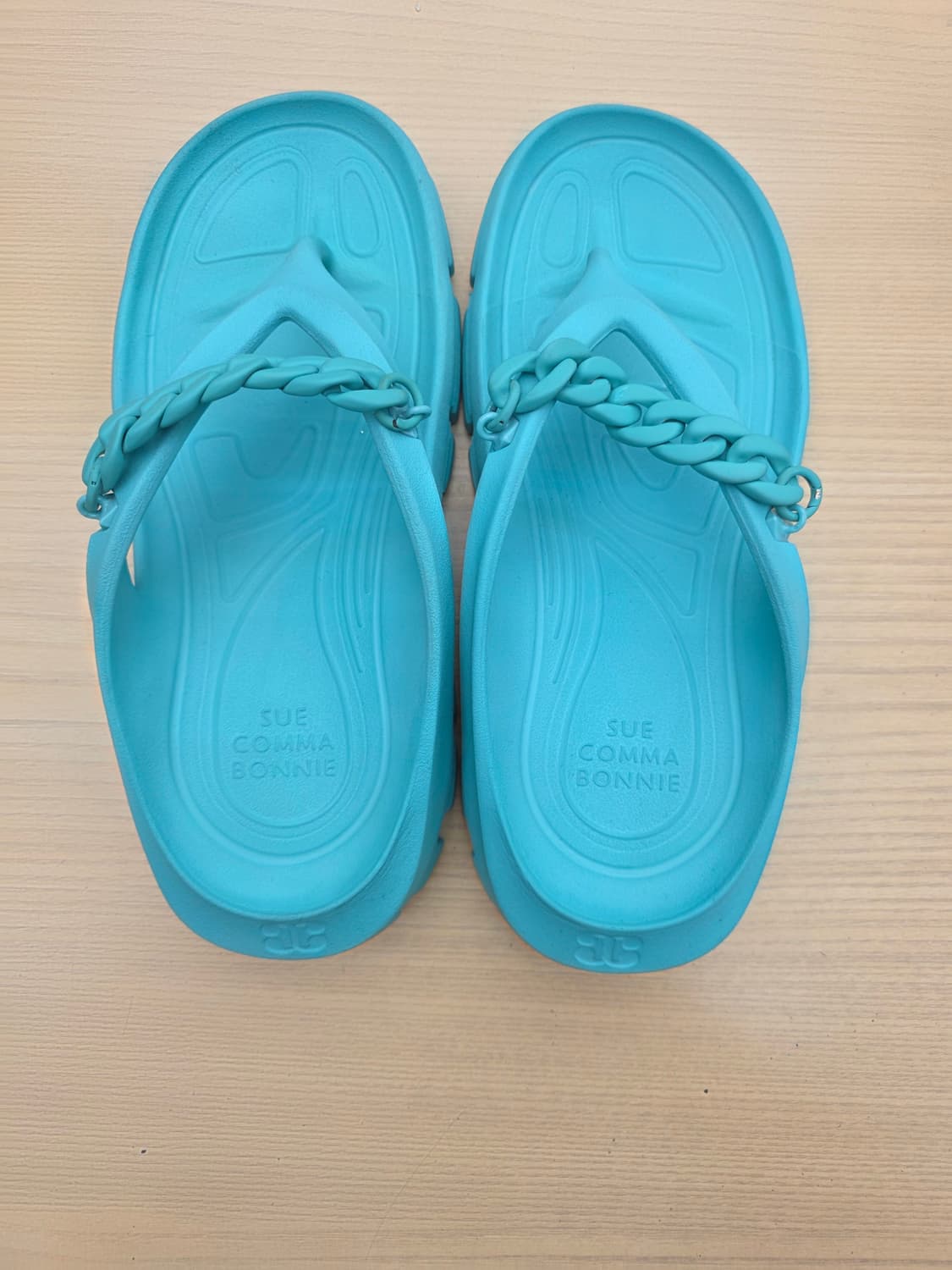 슈콤마보니 체인 슬리퍼 쪼리 민트 370 상품이미지5